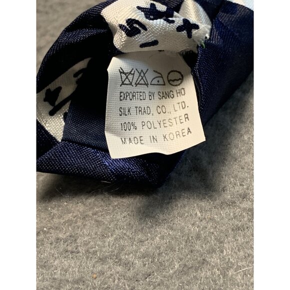 Fratello Handmade Mens Tie Math Equations Print Polyester Blue Necktie - Picture 4 of 5